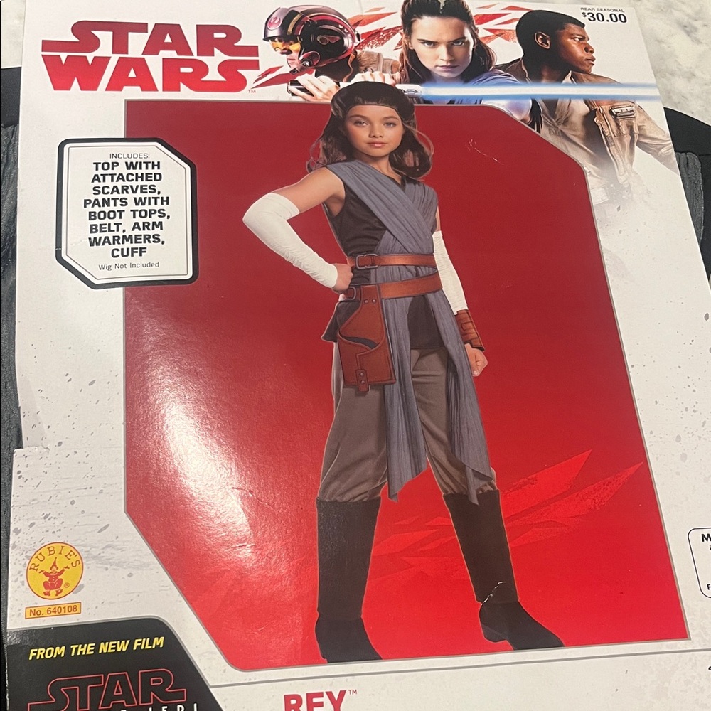 Star Wars Rey Kids Costume Size Medium